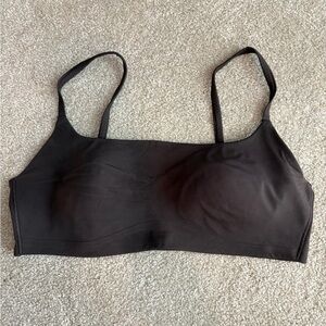 lululemon Like A Cloud Spaghetti-Strap Bra A/B Cup Sports Bra 12 Espresso